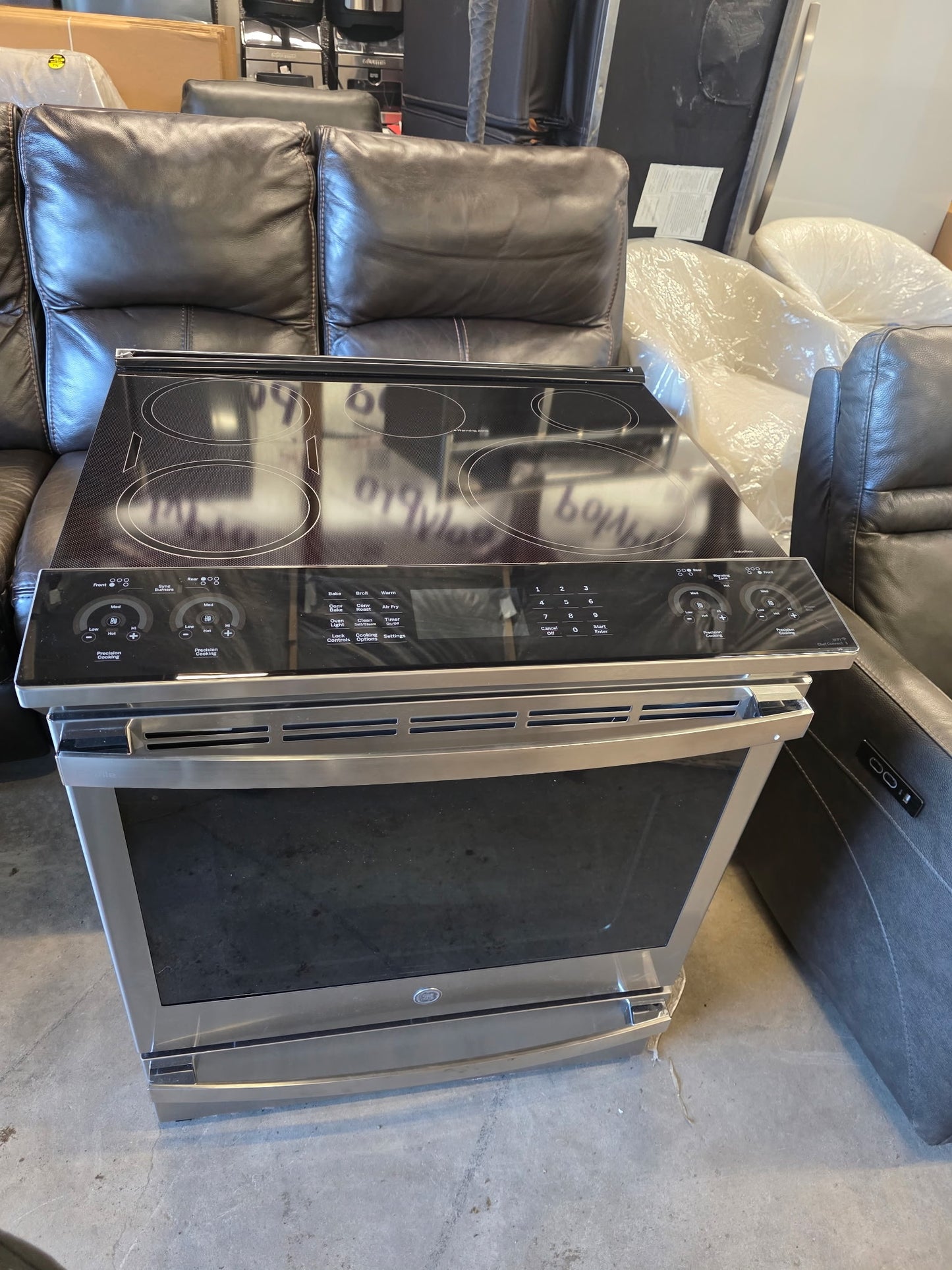 GE Profile 30-in 5 burners 5.3-cu ft