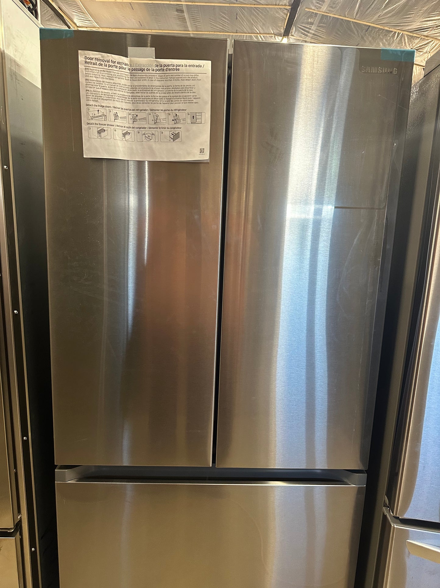Samsung Counter-Depth French Door Refrigerator with Ice Maker Stainless Steel
