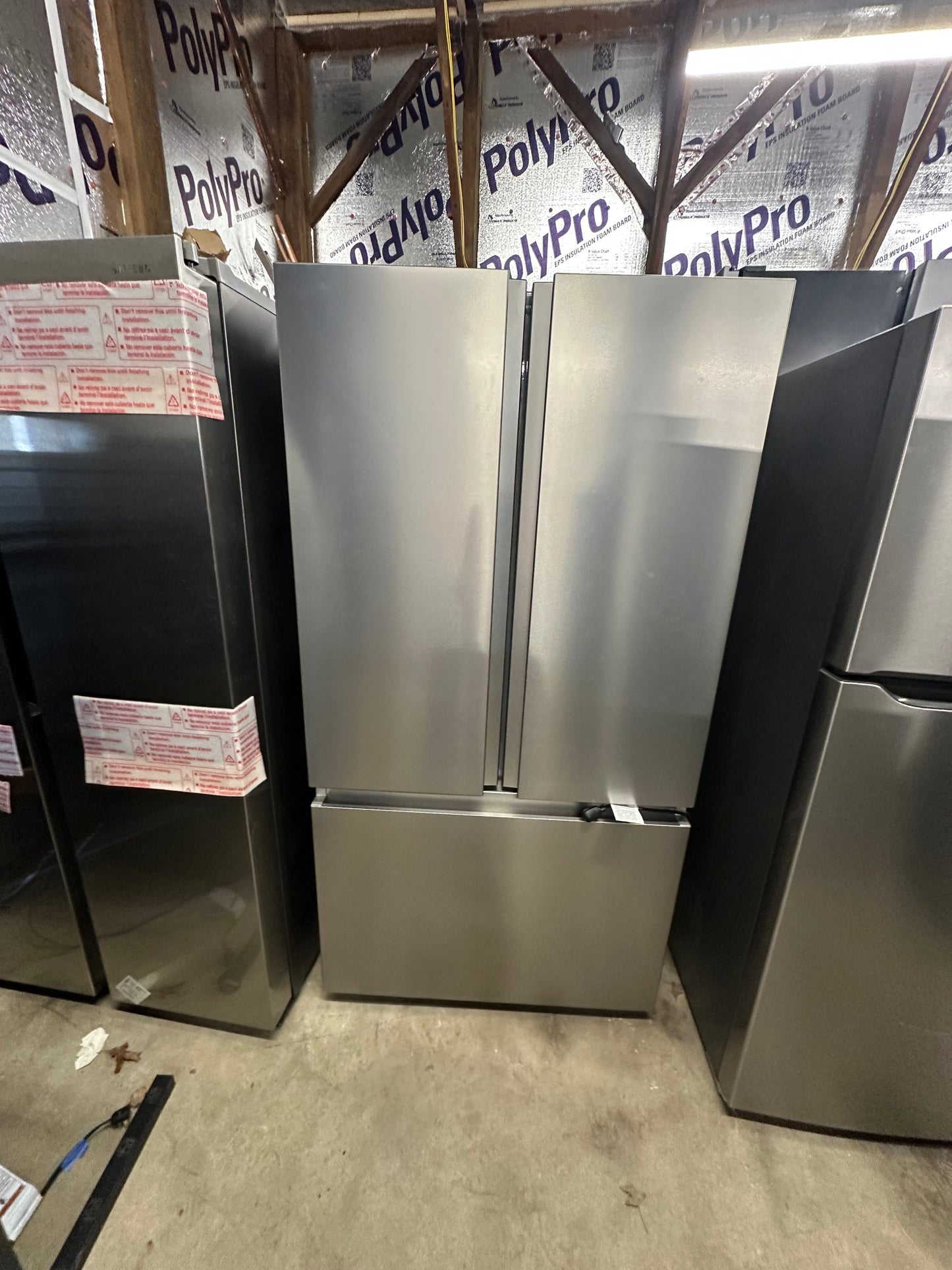 Hisense French Door Refrigerator stainless steel