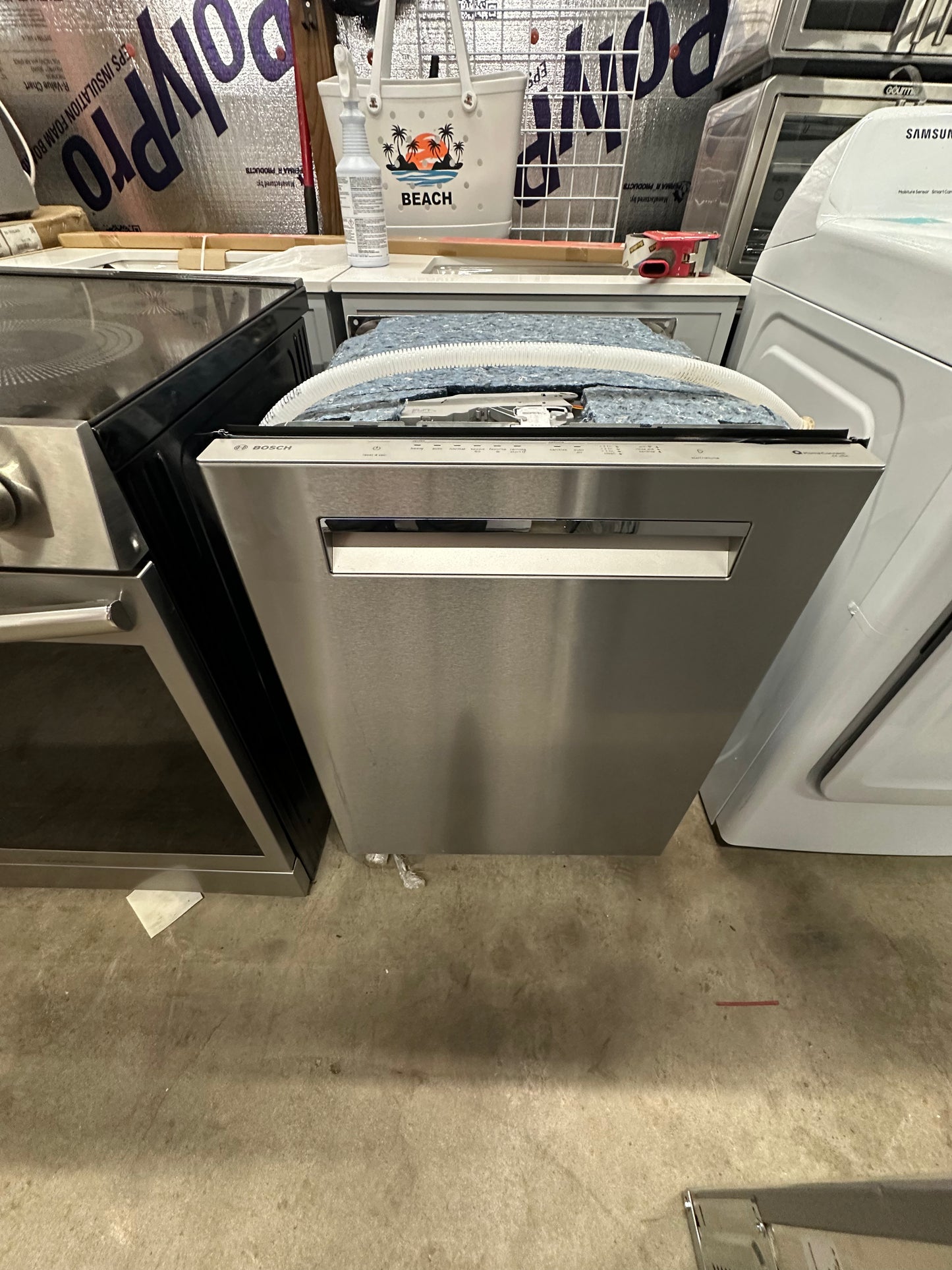 Bosch 500 Series Built-in Dishwasher With Third Rack Stainless steel