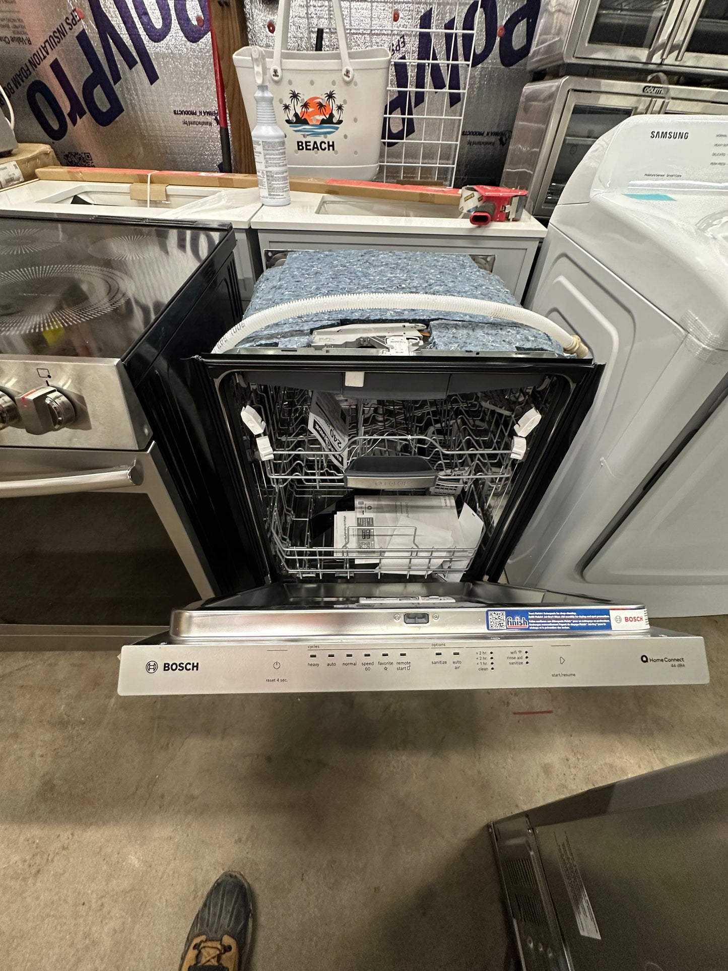 Bosch 500 Series Built-in Dishwasher With Third Rack Stainless steel