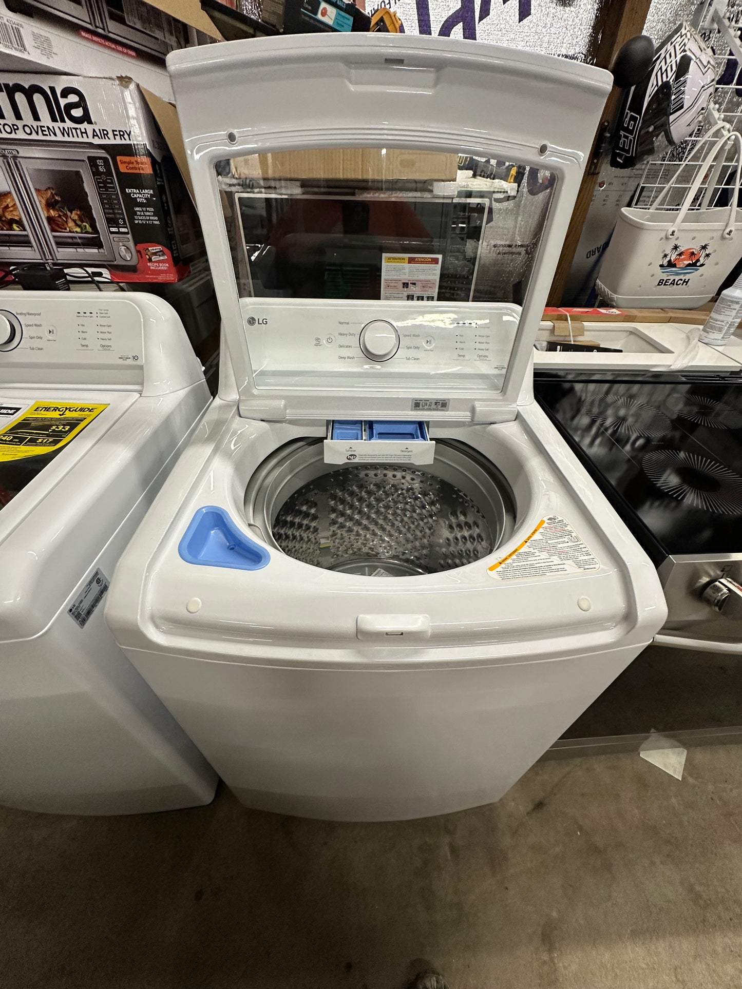 LG 4.3-cu ft Impeller Top-Load Washer ( White )