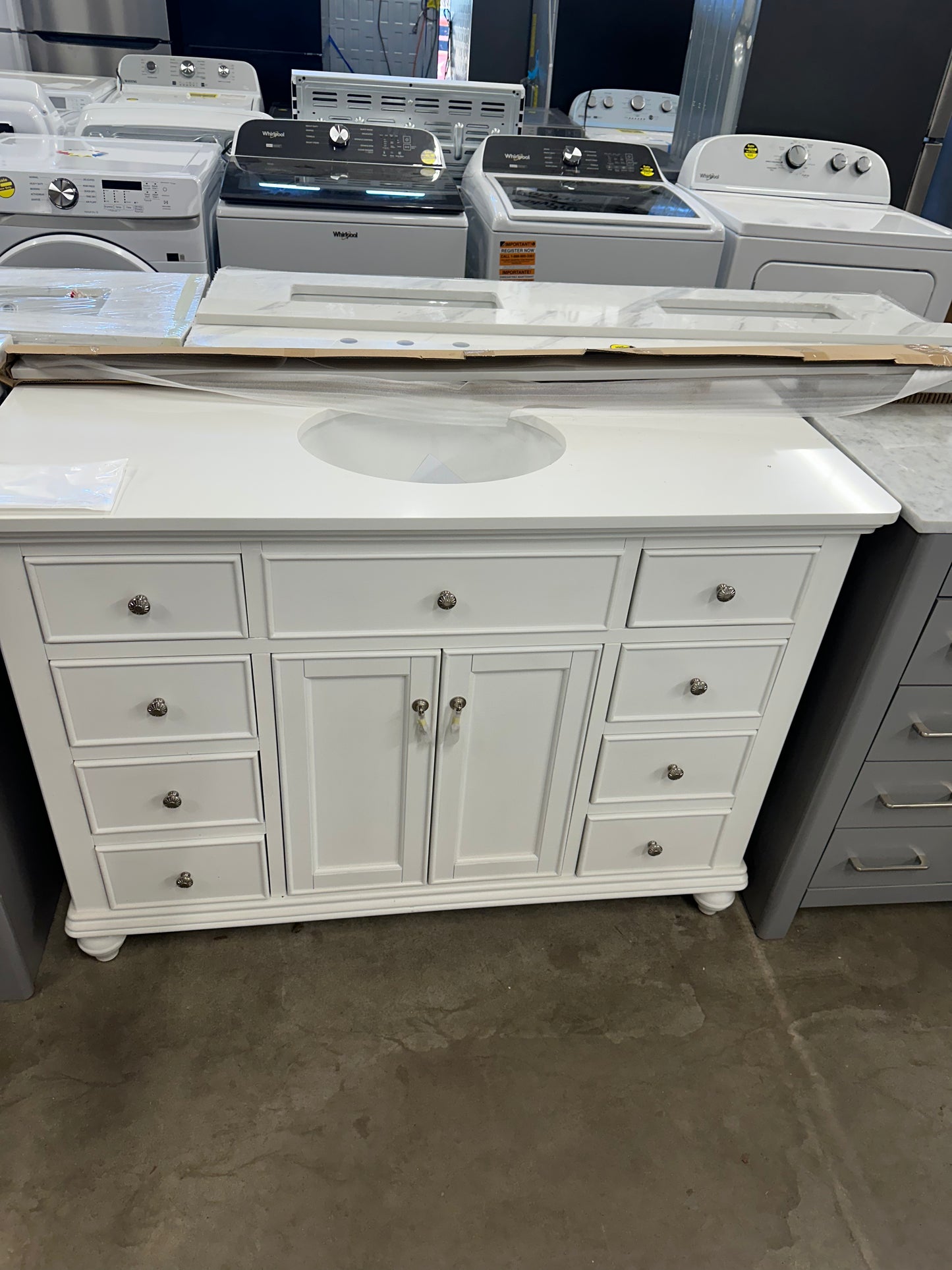 48 in. W x 21 in. D x 35 in. H Bath Vanity