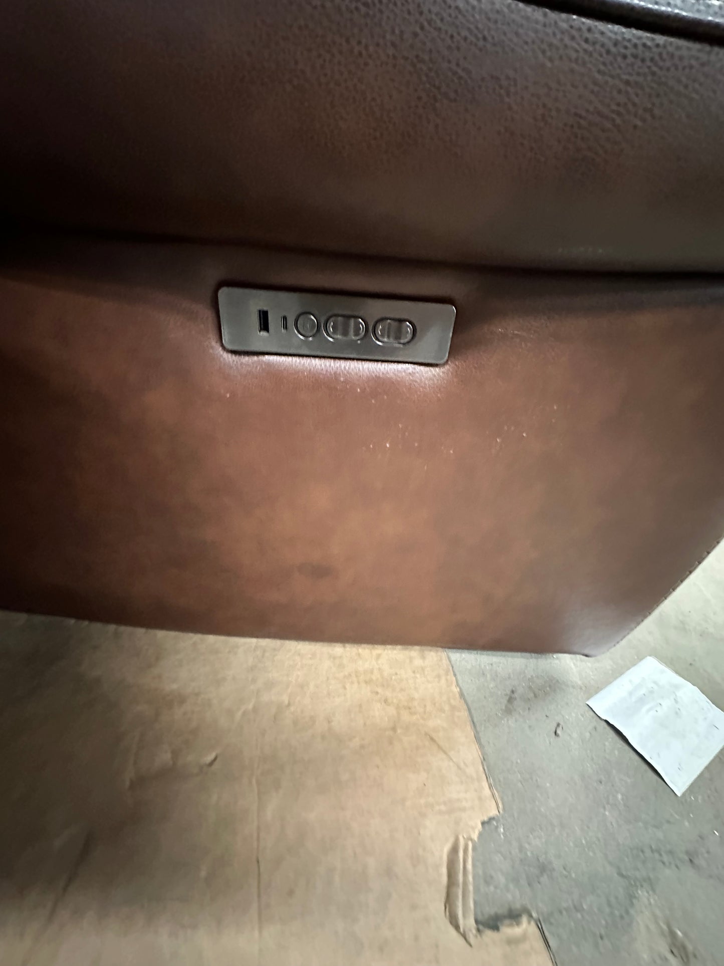 Concord Leather Sectional