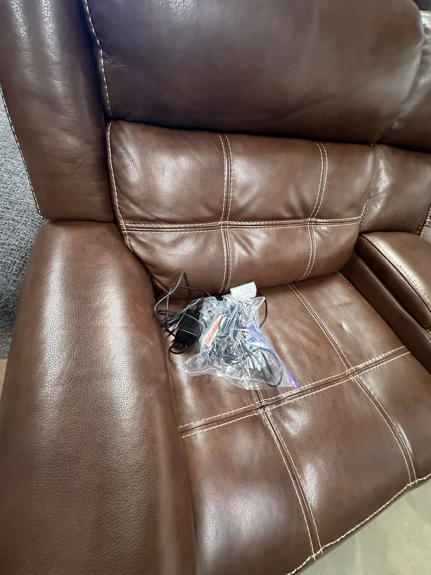 Concord Leather Sectional
