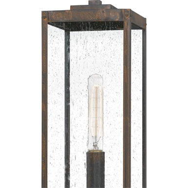 Westover 1 Light 21 inch Industrial Bronze Outdoor Post Lantern