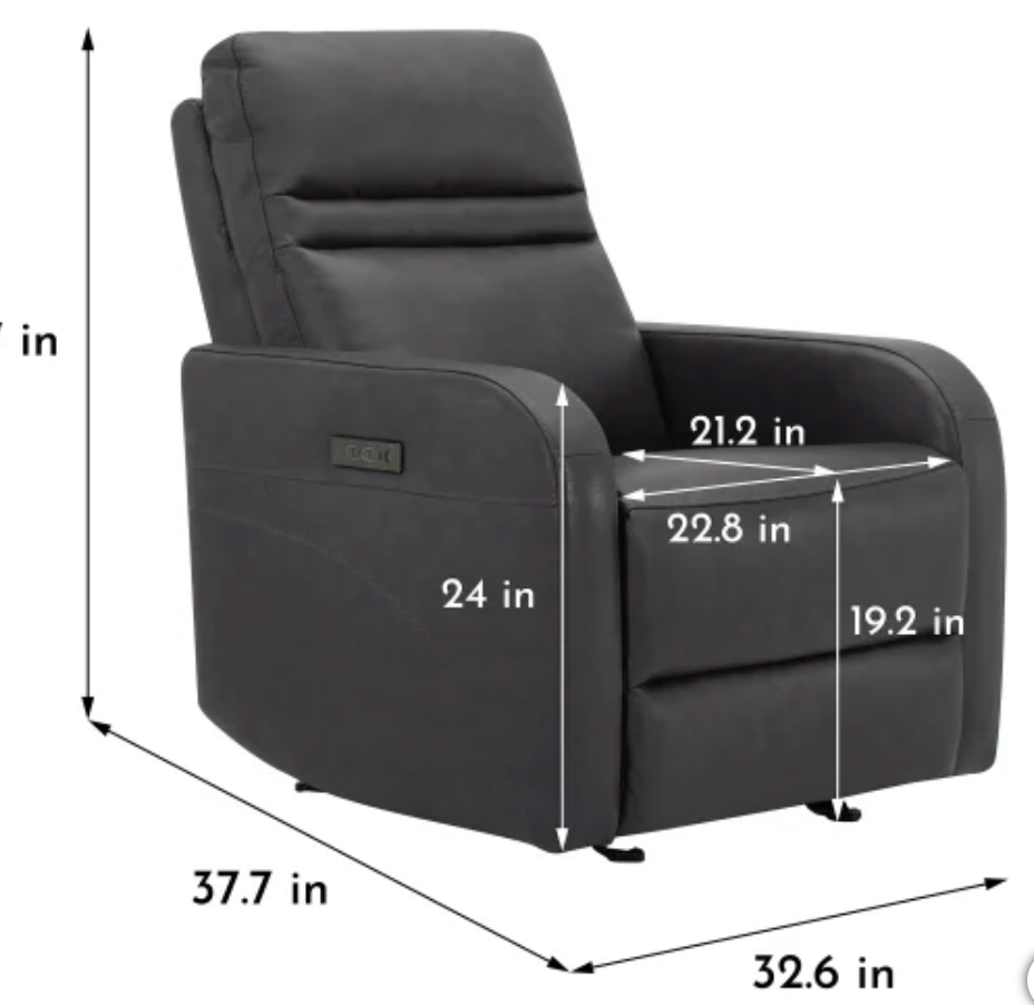 Leather Power Recliner