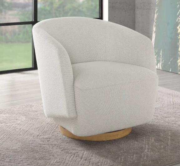 Henredon Murphy Swivel Boucle Chair