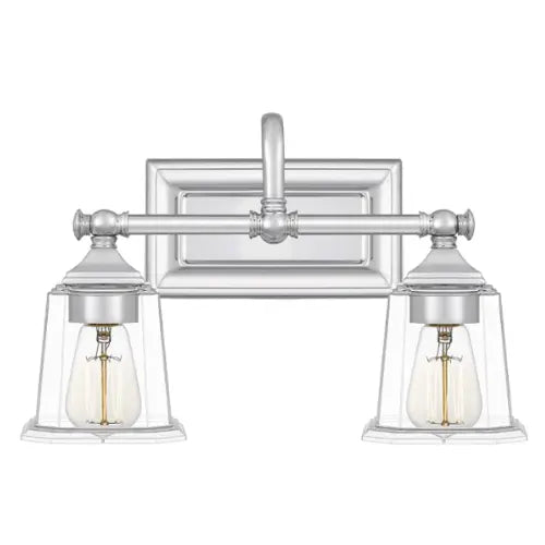 Nicholas 2 Light 15.00 inch Bathroom Vanity Light Polished Chrome PriceSlashers