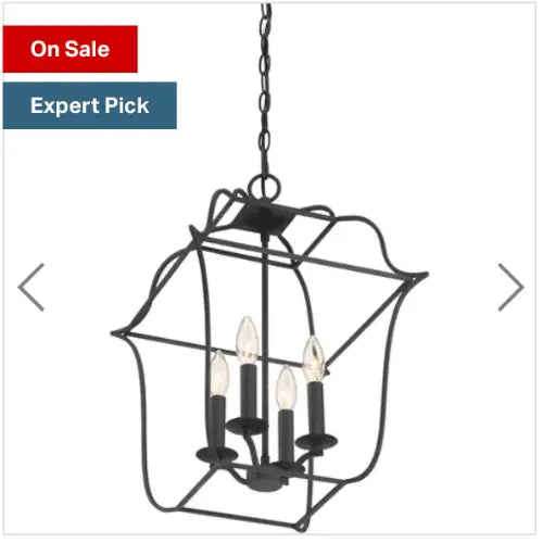 Quoizel Gallery 4 Light 14.00 inch Foyer Pendant in Royal Ebony PriceSlashers