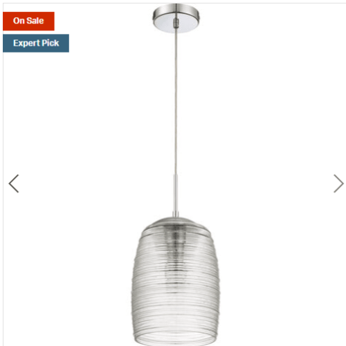 Piccolo 1 Light 9 inch Polished Chrome Mini Pendant Ceiling Light, Cord Hung