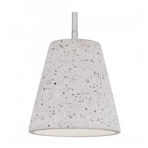 Hazel 1 Light 8 inch Brushed Nickel Mini Pendant Ceiling Light, Small