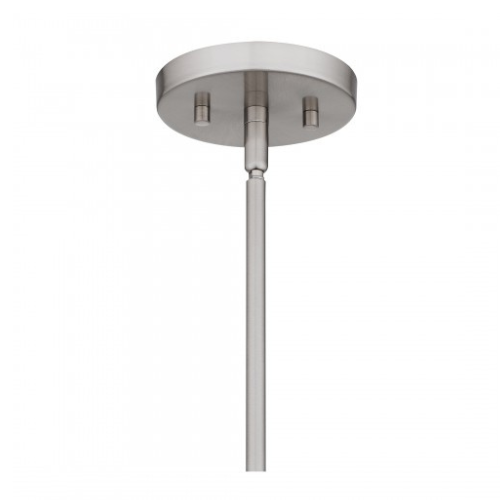 Hazel 1 Light 8 inch Brushed Nickel Mini Pendant Ceiling Light, Small