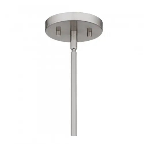 Hazel 1 Light 8 inch Brushed Nickel Mini Pendant Ceiling Light, Small PriceSlashers