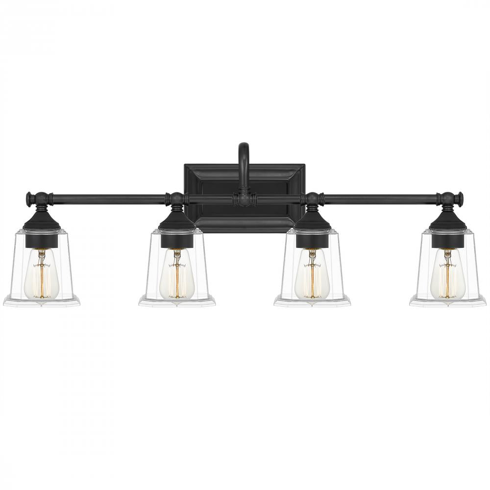 Nicholas 4-Light Bath Light in Earth Black Price Slashers