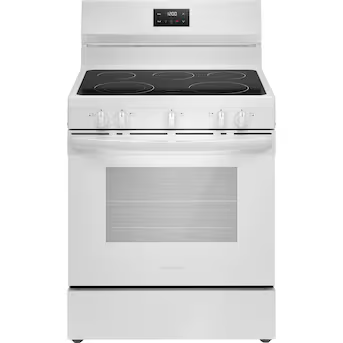 Frigidaire 30-in Glass Top 5 burners 5.3-cu ft Freestanding Electric Range