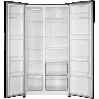 Frigidaire 21.4-cu ft Counter-Depth Side-by-Side Refrigerator Stainless Look