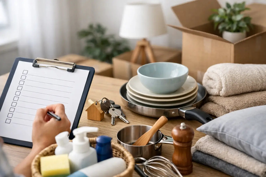 First Apartment Shopping List Example for Less