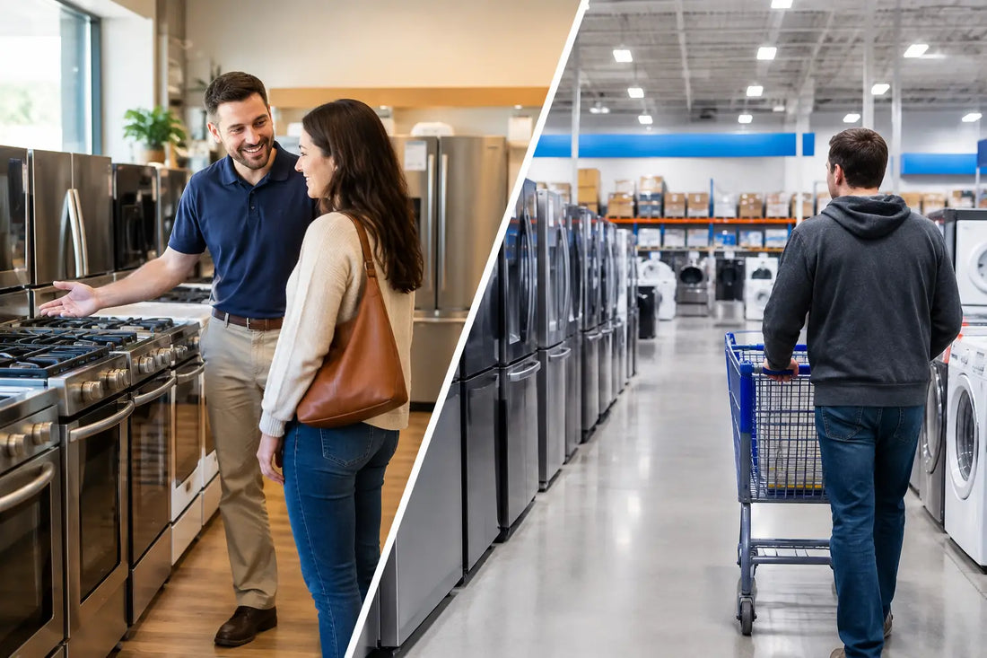Local Appliance Store Versus Big Box Savings