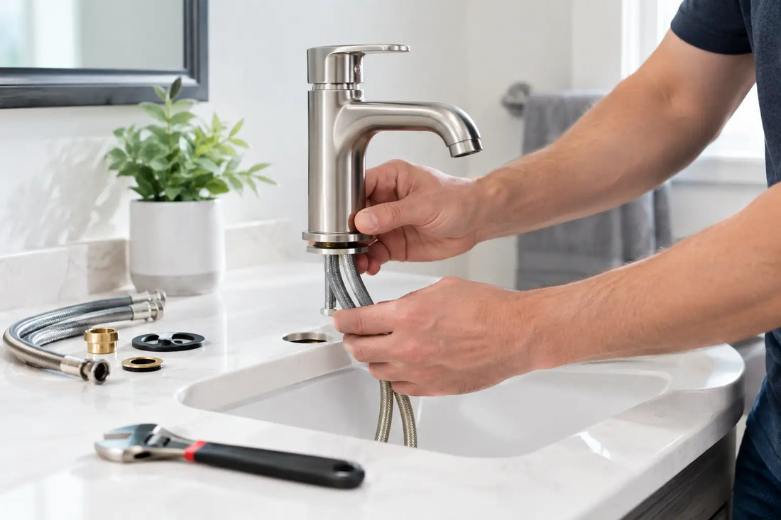 How to Install Bathroom Faucet Without a Plumber