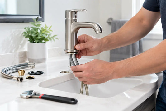 How to Install Bathroom Faucet Without a Plumber