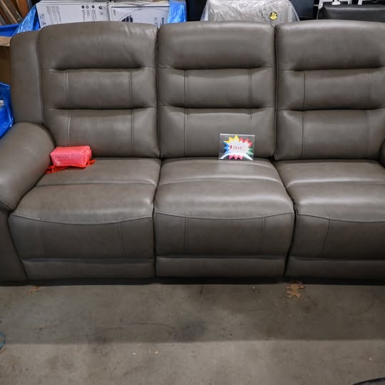 Mason Leather Power Reclining Sofa with Power Headrests