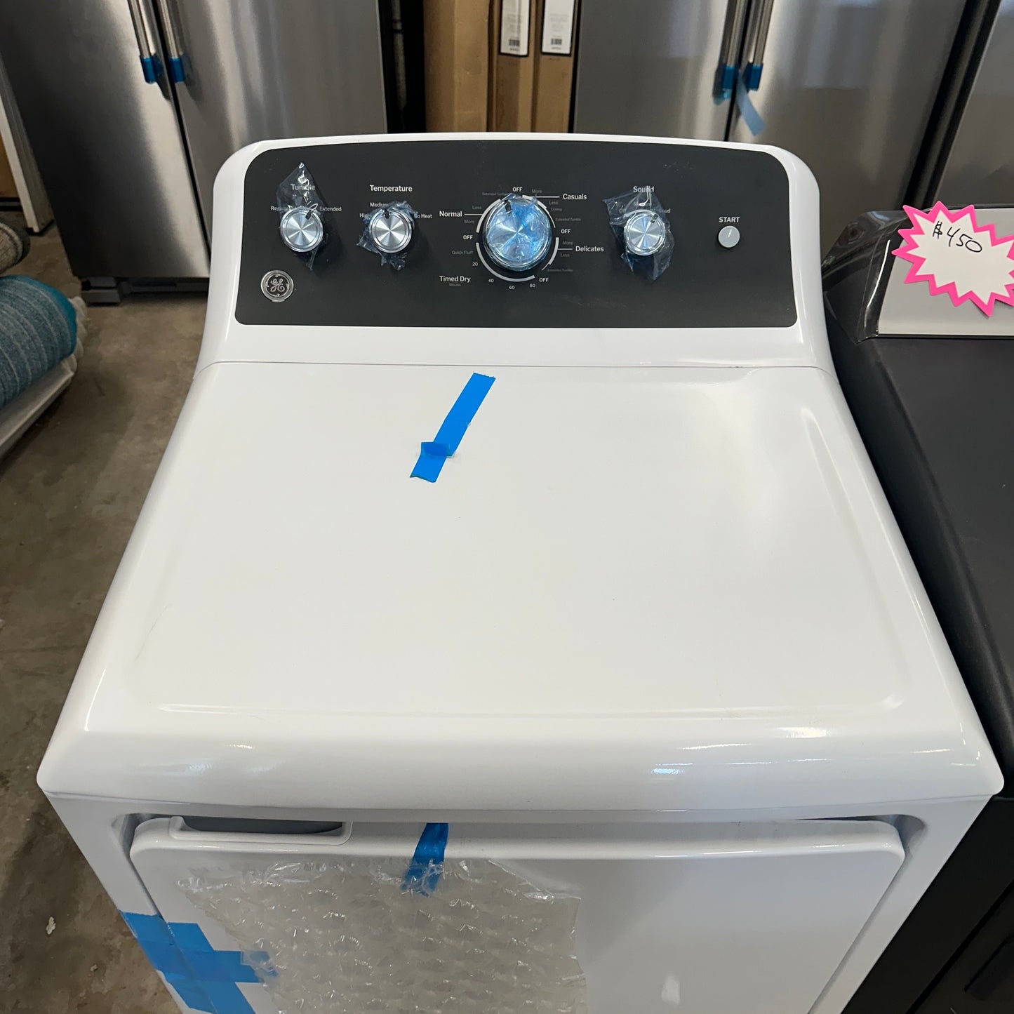 GE 7.2-cu ft Vented Electric Dryer