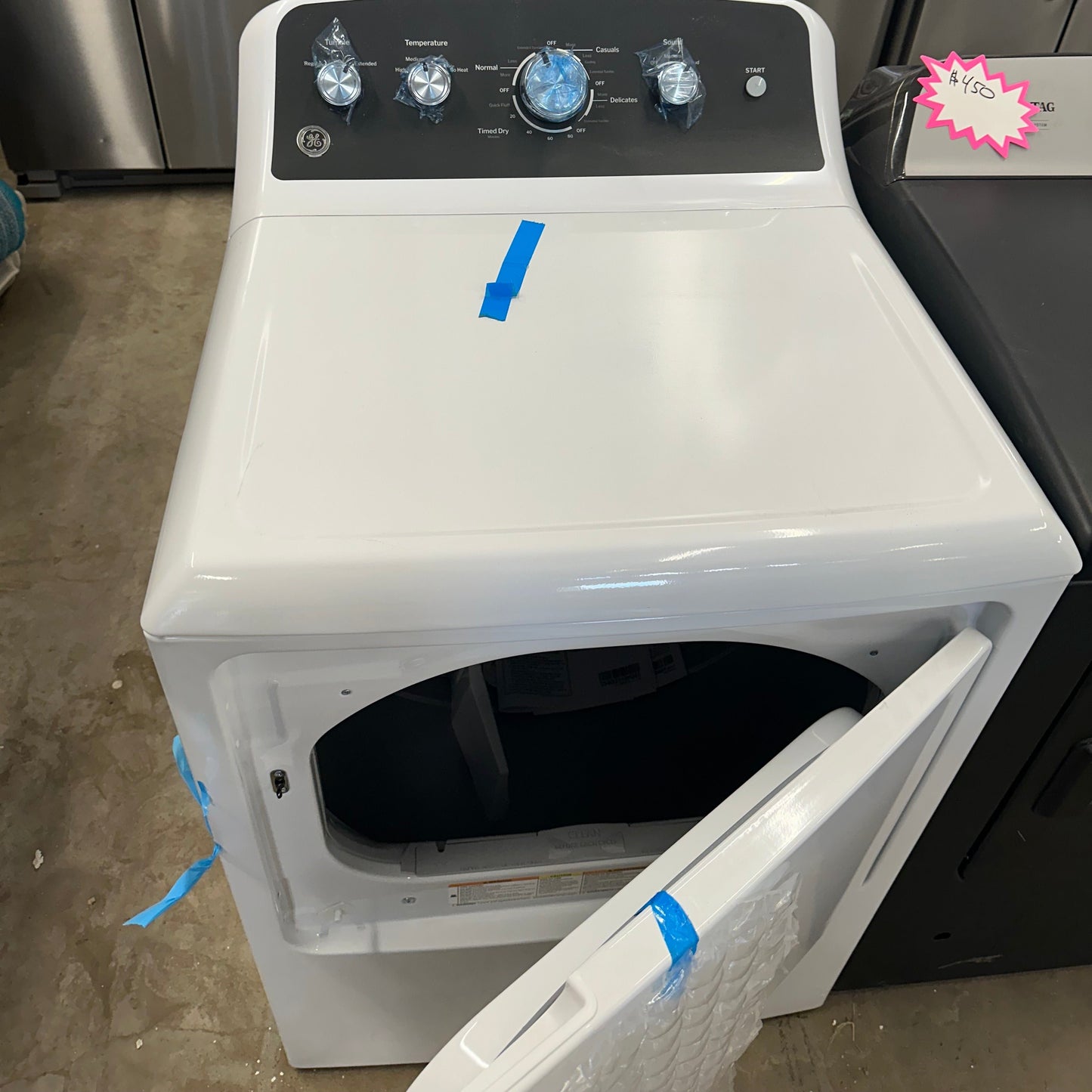 GE 7.2-cu ft Vented Electric Dryer