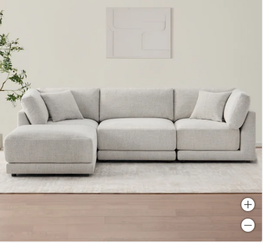 Dayna 4-piece Fabric Modular Sectional
