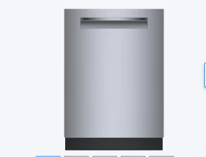 Bosch  500 Series 24-in Top Control Built-in Dishwasher ( Stainless Steel ) With Third Rack
