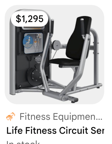 Life Fitness Circuit Series Chest Press