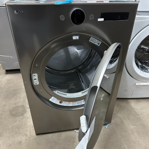 LG TurboSteam 7.4-cu ft Stackable Steam Cycle Smart Dryer