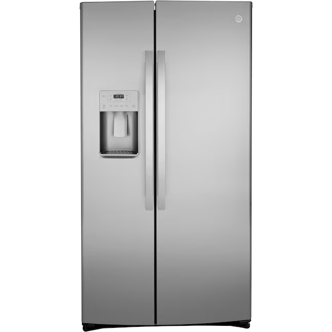 GE 21.8-cu ft Counter-Depth 36-in Wide Side-by-Side Refrigerator