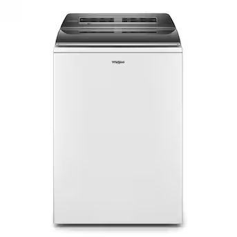 Whirlpool Smart Capable w/Load and Go 5.3-cu ft High Efficiency Impeller and Agitator Smart Top-Load Washer (White) ENERGY STAR