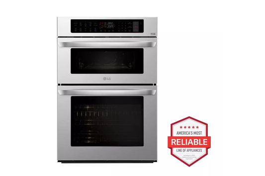 LG 30-in Self-cleaning Convection Microwave Wall Oven Combo