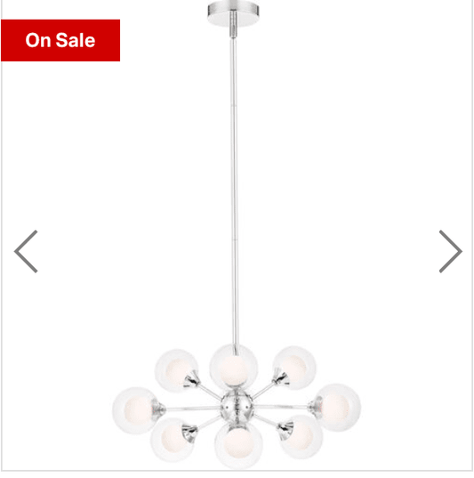 Quoizel Spellbound 9 Light 20 inch Polished Chrome Pendant Ceiling Light