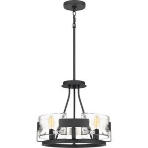 Quoizel Stratum 4 Light 16 inch Royal Ebony Semi-Flush Mount Ceiling Light